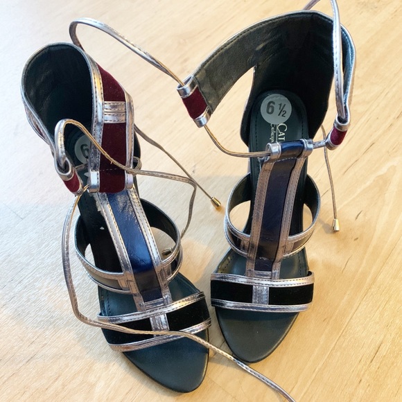 Catherine Maladrino | metallic block heels - Picture 4 of 5